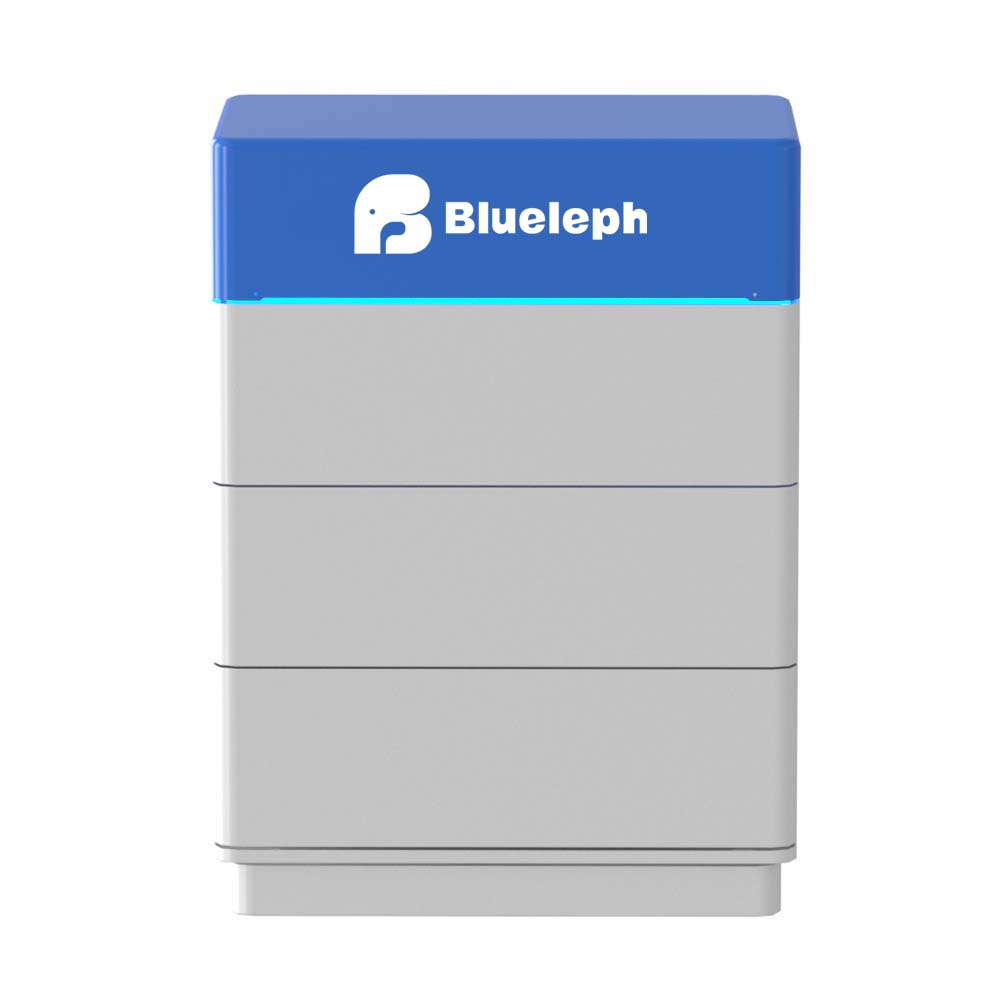 front view of blueleph residential LiFePo4 battery storage pack 01